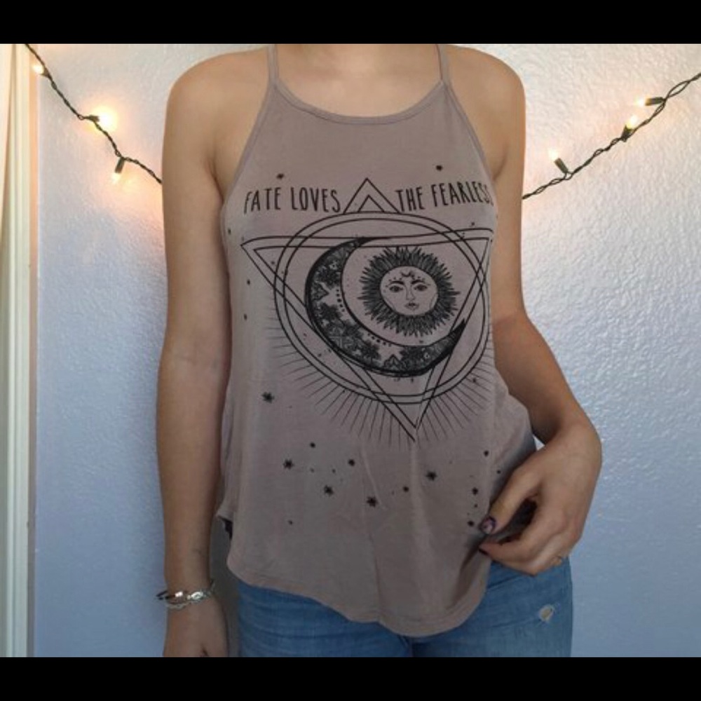 “Fate Loves The Fearless” tank